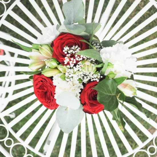 Mariage rouge et blanc