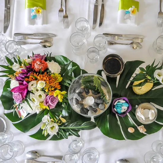 Mariage thème exotique