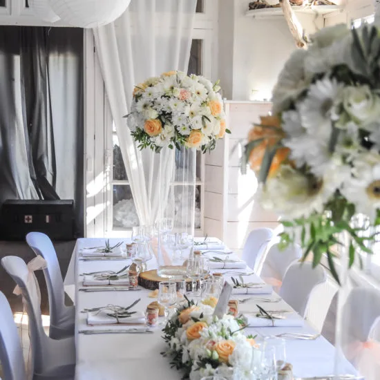 Mariage blanc et saumon