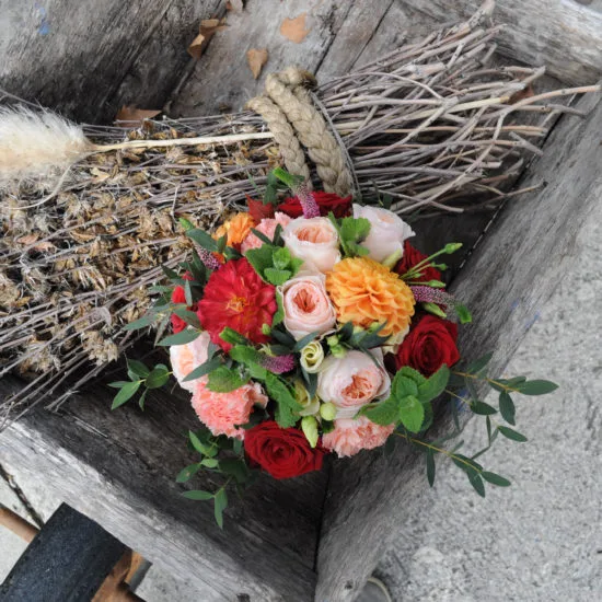 Bouquet de mariée d’automne